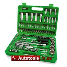 Автомобильный набор инструментов 1/4", 1/2" 108ед. (6-гр.) TOPTUL GCAI108R