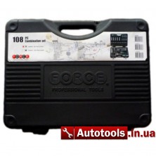 Набор головок Force 108 предметов 1/4 и 1/2 6-гранный (код 41082R-5)